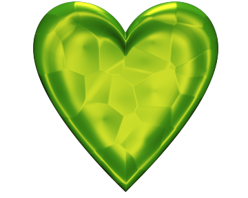 Green Valentine Heart Transparent Background - Valentine Clip-art | UV